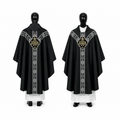 Chasuble semi-gothique Noire