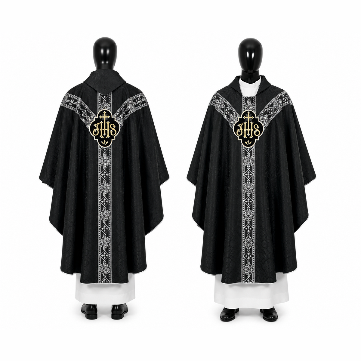 Chasuble semi-gothique Noire