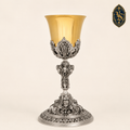 Calice de messe bicolore, richement décoré 23 cm – KSCM-022