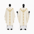 Chasuble semi-gothique Crème