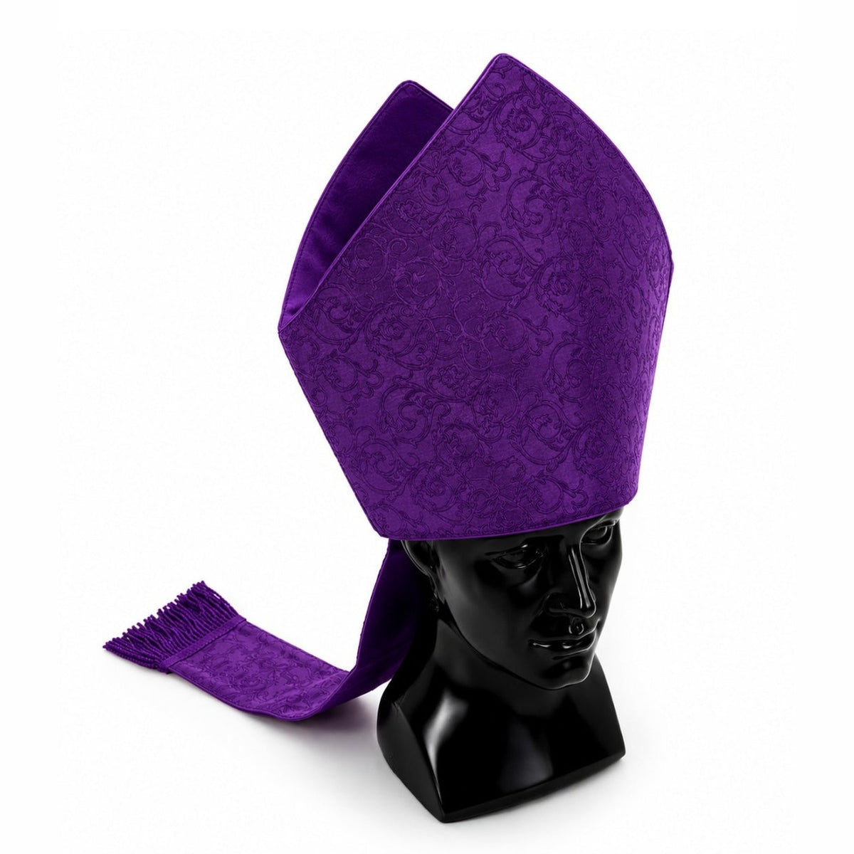 Mitre liturgique violette