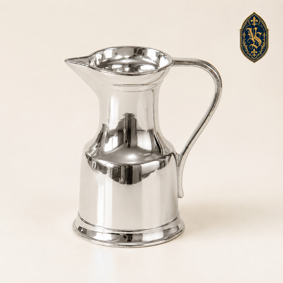 Pichet Lavabo nickelé 12 cm – LVSCM-003