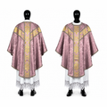 Chasuble semi-gothique Rose