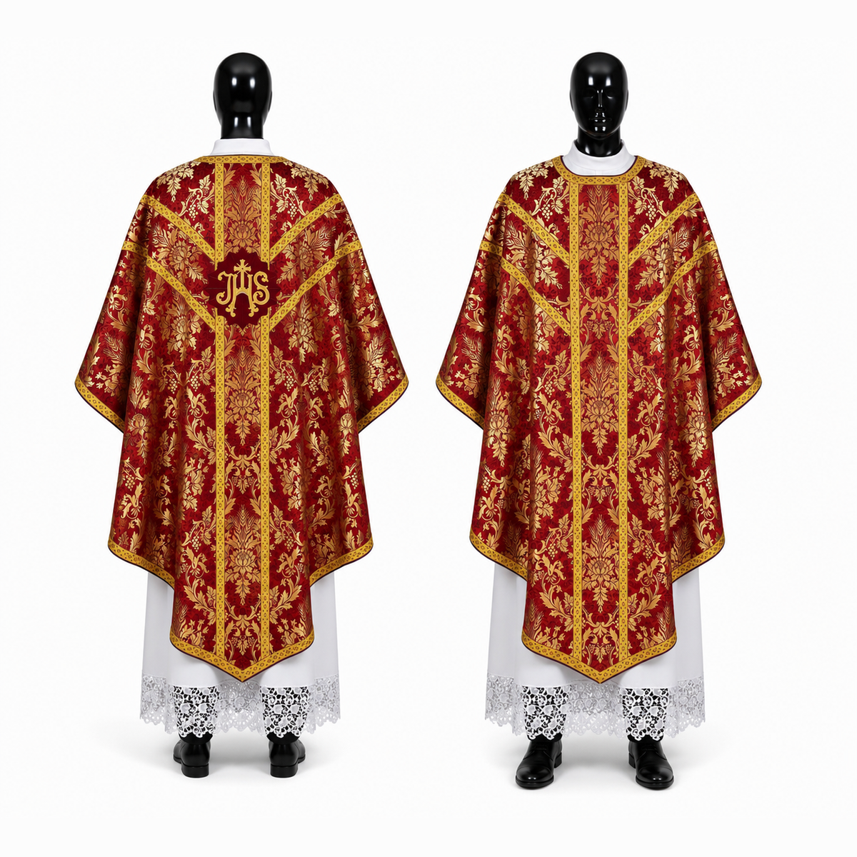 Chasuble semi-gothique Rouge