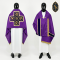 Voile de calice violet brodé IHS – WLKRB-010