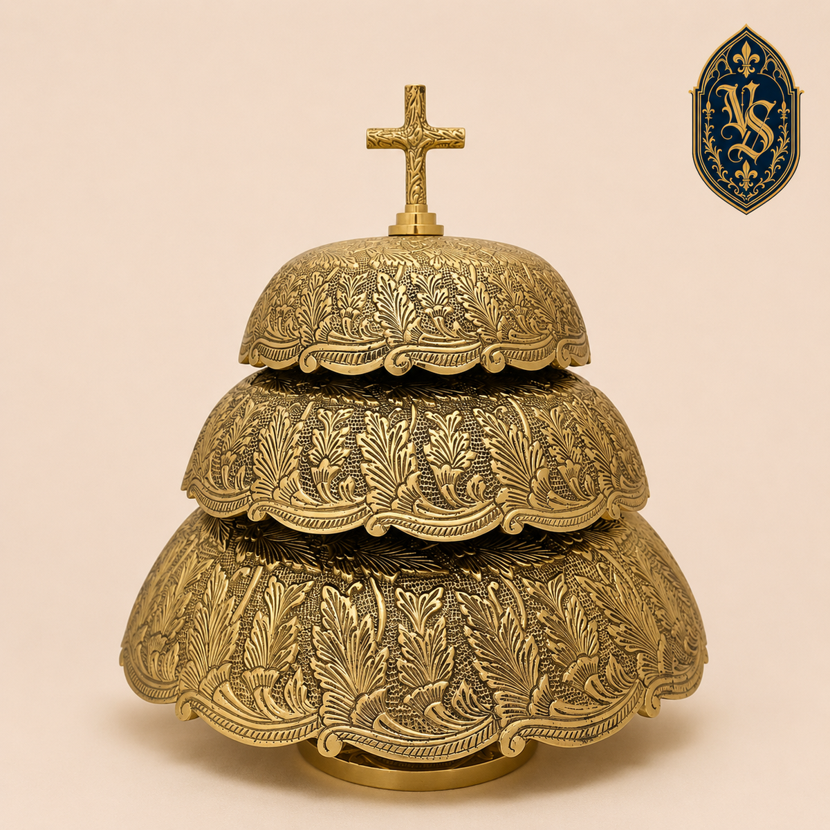 Gong liturgique en laiton, 3 tonnes, 40 cm – GSCM-001