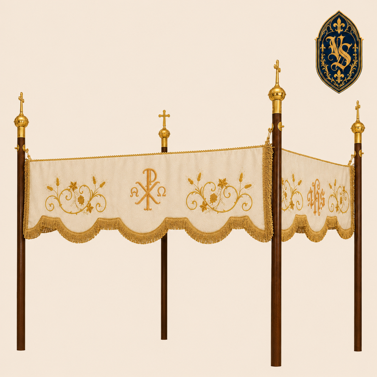 Ciel de dais de procession brodé –
BLHKRB-001