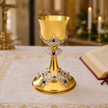 Calice de messe classique, finition dorée – KSCM-001