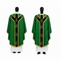 Chasuble semi-gothique verte