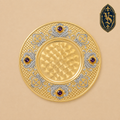 Patène artisanale avec creux – PSCM-009, Ø 16 cm