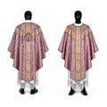 Chasuble semi-gothique Rose