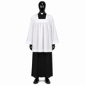 Surplis froncé lisse KM01-010