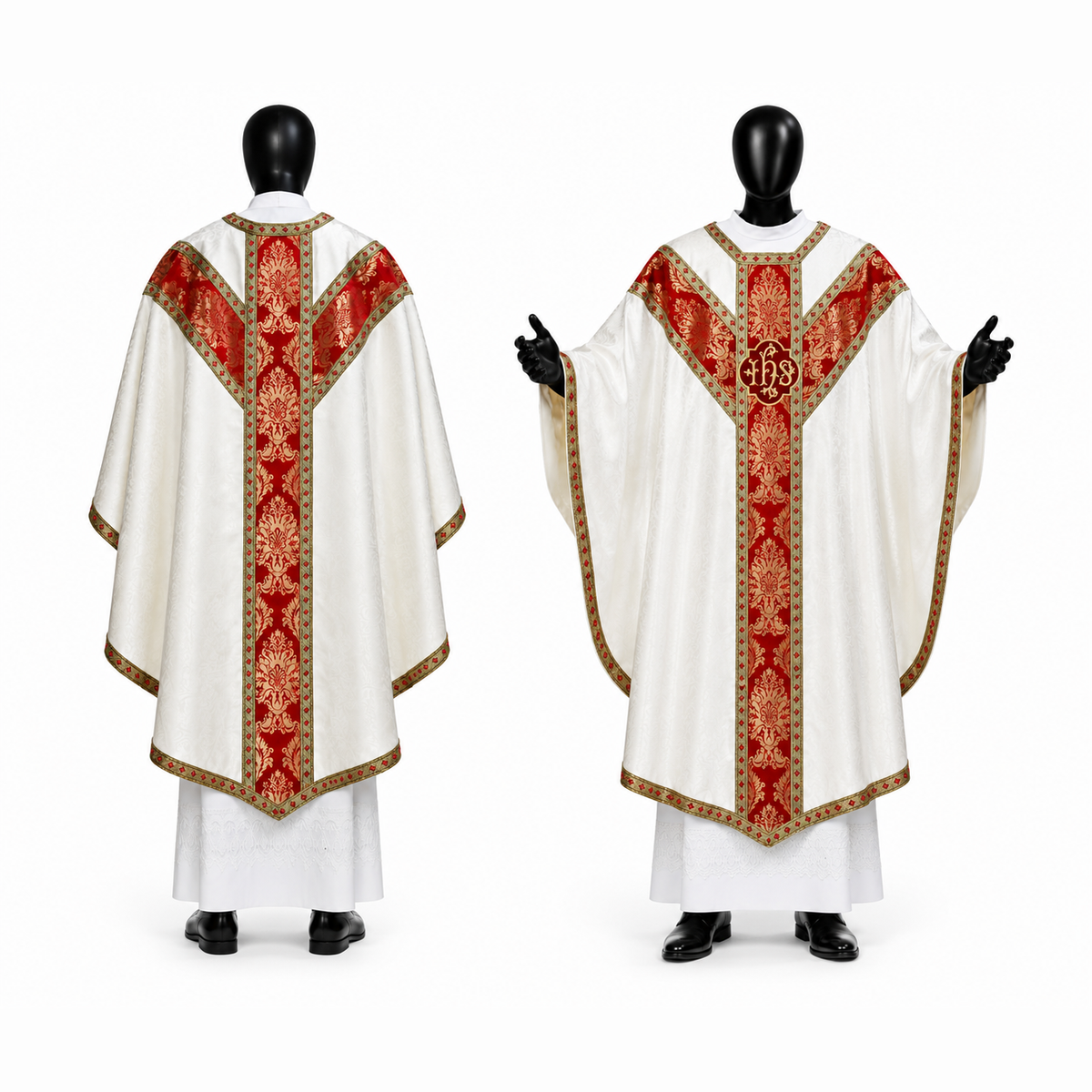 Chasuble semi-gothique