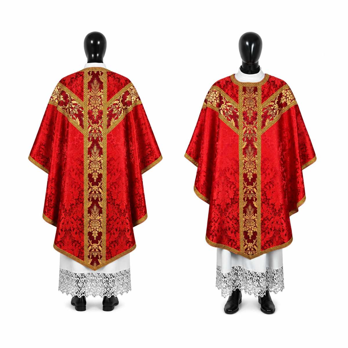 Chasuble semi-gothique Rouge