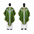 Chasuble semi-gothique verte