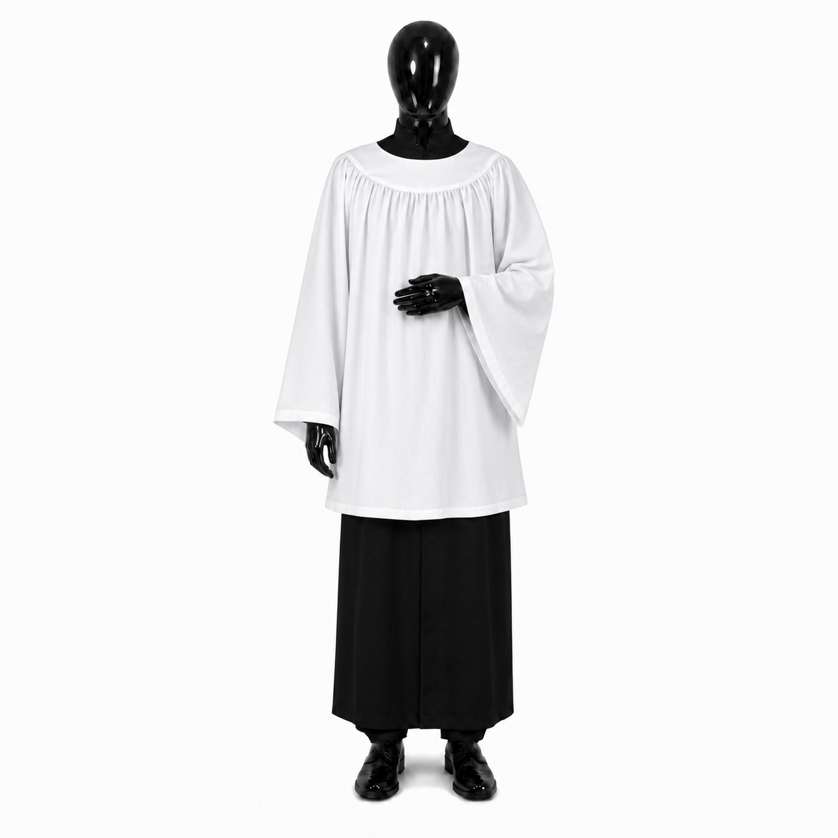 Aube gothique courte en coton KM01-020