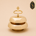 Gong en laiton double 32/25 cm avec maillet – GSCM-004
