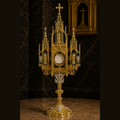 Ostensoir "Caelestis Templum", style néogothique, hauteur 76 cm, SCM-008